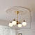 Retro cream style magic bean living room chandelier