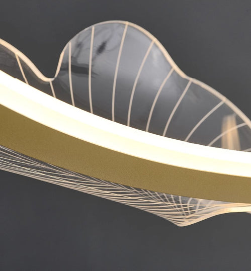 Creative Ginkgo Leaf Restaurant LED Chandelier