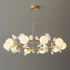 French creative ginkgo leaf living room chandelier