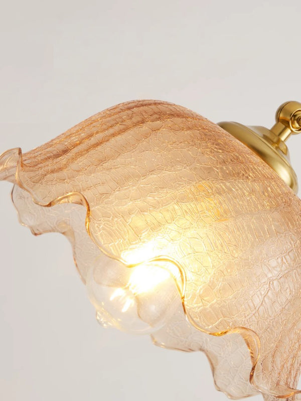 Medieval style bedroom bedside study flower table lamp