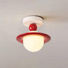 Cream Style Creative Planet Ceiling Lamp