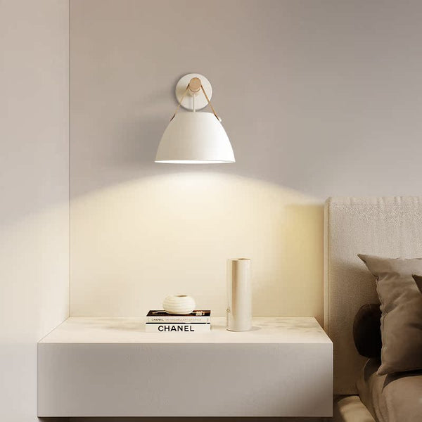 Lampe murale simple de chevet de chambre à coucher