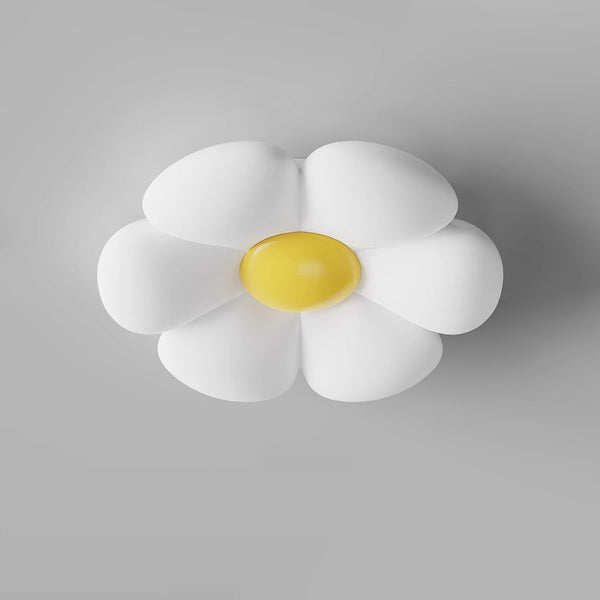Cream style flower led bedroom ceiling lamp