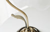 French retro glass bedside table lamp