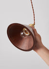 Solid wood all-copper small chandelier