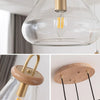 Creative personality glass chandelier