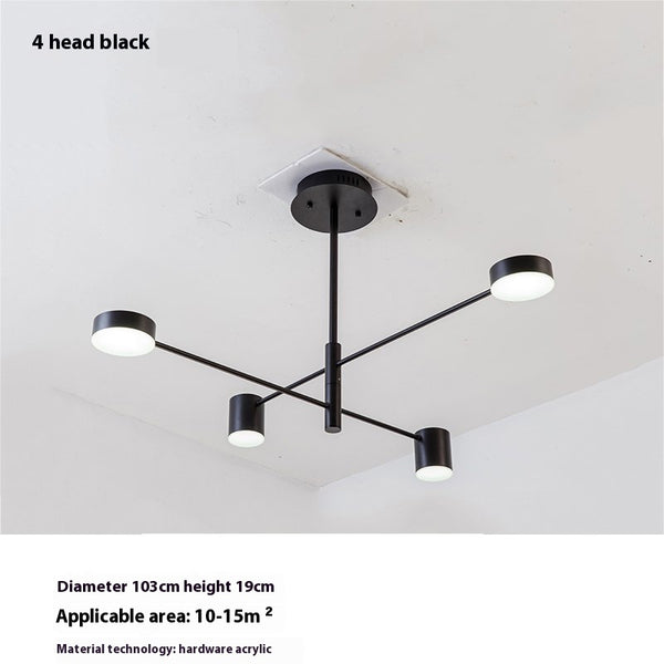 Creative Shape Chandelier, 2 Colour, 4/6/8 Heads