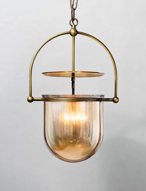 Lustre en verre simple et créatif
