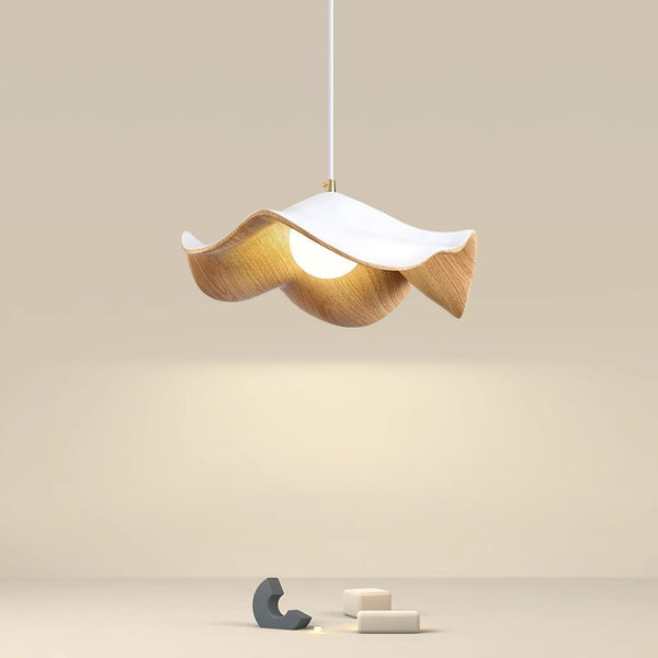Retro creative pleated restaurant chandelier