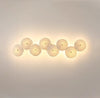 Creative ceramic lotus leaf wall lamp