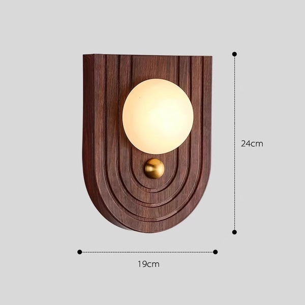 Marble Retro Bedside Aisle Wall Lamp