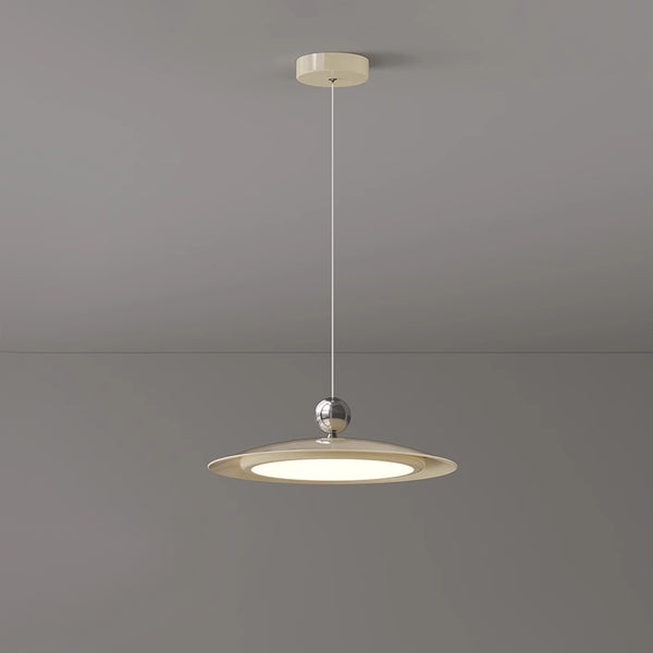 Swing arm flying saucer dining room chandelier