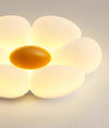 Cream style flower led bedroom ceiling lamp