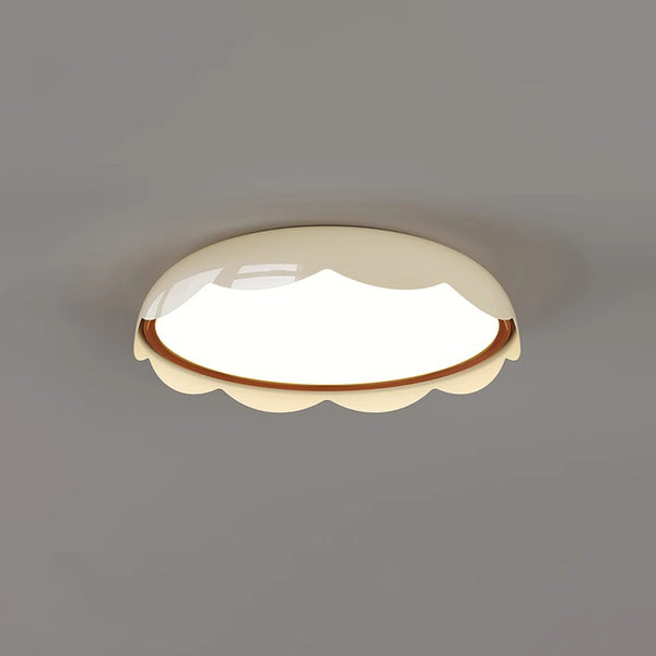 French cream style eggshell bedroom ceiling lamp