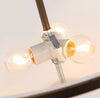 Simple retro American style iron bedroom ceiling lamp