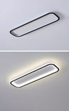 Elliptical strip LED corridor ceiling light