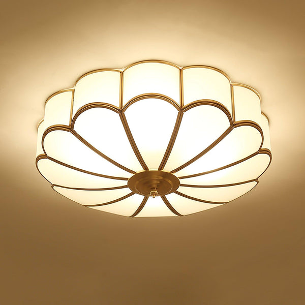 American all-copper LED ceiling light