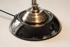 French retro glass bedside table lamp