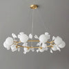 French creative ginkgo leaf living room chandelier