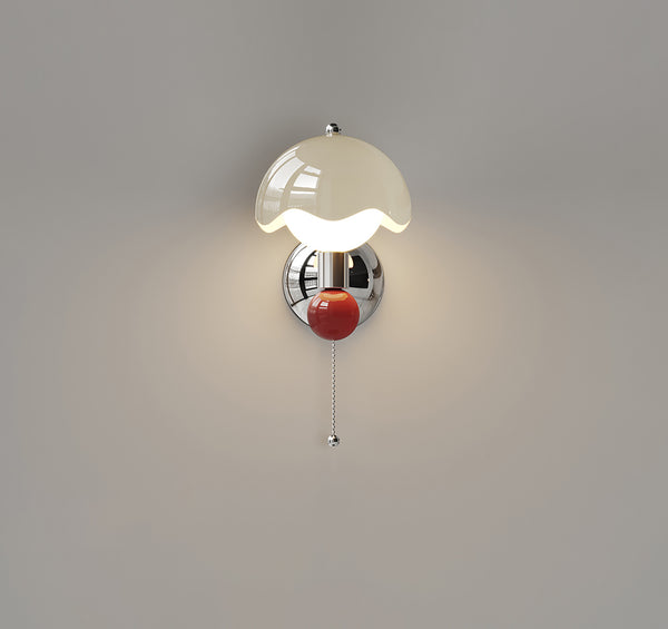 Cream style creative eggshell bedroom bedside wall lamp