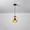 Simple personality glass restaurant chandelier