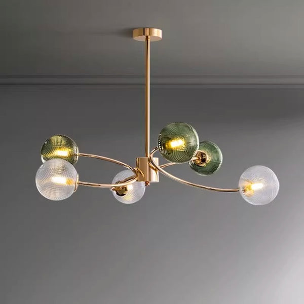 Nordic creative magic beans glass chandelier