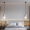 Wabi-sabi style terrazzo bedroom bedside small Pendant light