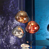 Lustre design en lave