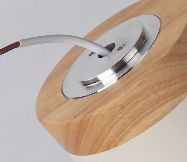 Plafonnier d'allée à LED en bois massif nordique