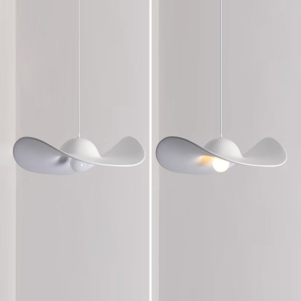 Creative straw hat chandelier