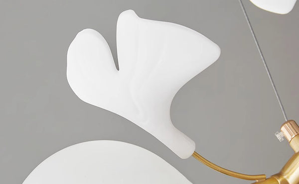 French creative ginkgo leaf living room chandelier