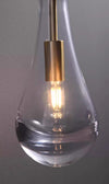 All-copper creative water drop bedroom bedside wall lamp