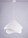 French cream style fabric restaurant chandelier