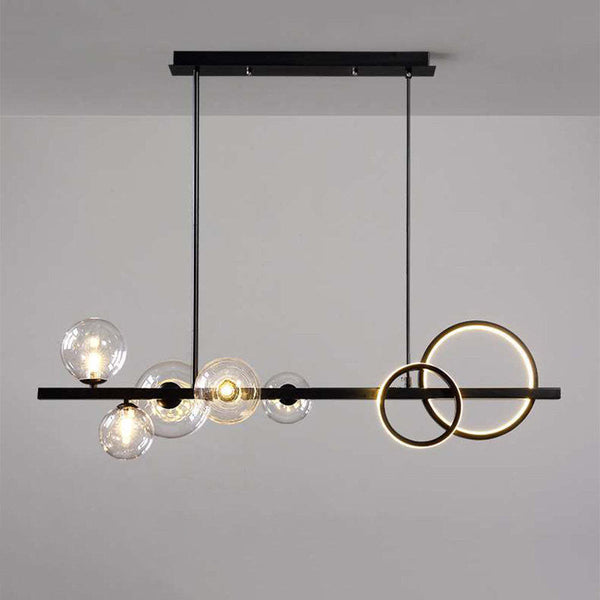 Long Magic Bean Glass Dining Chandelier