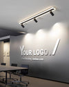Modern simple long strip LED restaurant ceiling light