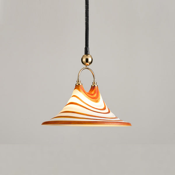 Vintage liftable restaurant chandelier