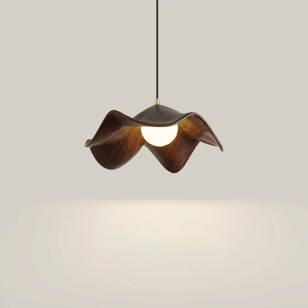 Retro creative pleated restaurant chandelier