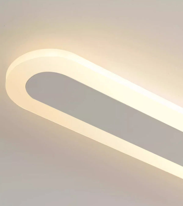 Minimalist long strip LED wall light