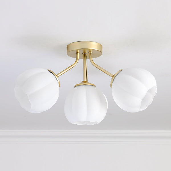 Nordic creative flower ceiling lamp