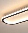 Elliptical strip LED corridor ceiling light