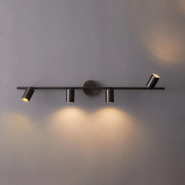 Applique murale de salle de bain à LED tout en cuivre