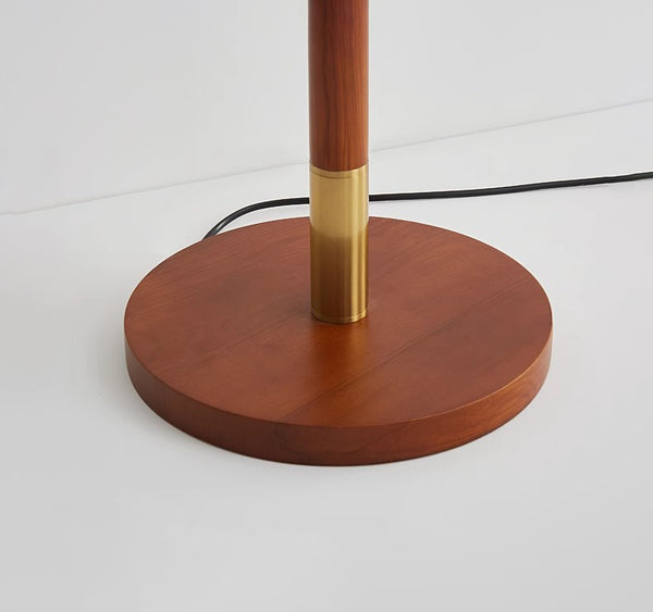 Lampe de table d'étude de chambre à coucher en tissu rétro français