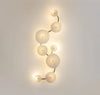 Creative ceramic lotus leaf wall lamp