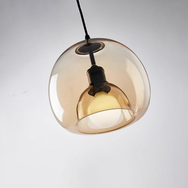 Simple personality glass restaurant chandelier