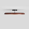 Adjustable walnut color ceiling lamp