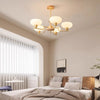 Wohnzimmer-Kronleuchter im mittelalterlichen Stil aus Kupfer