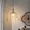 Copper Vintage Crystal Glass Chandelier
