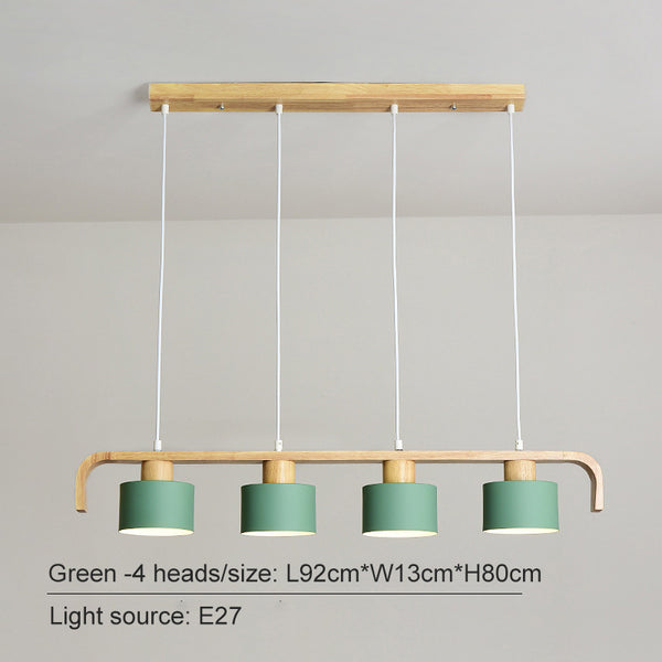 4-head macaron chandelier