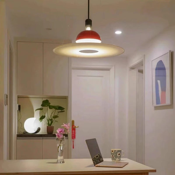 Designer minimalist UFO chandelier restaurant lamp