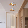 Creative retro lotus leaf bedroom corridor ceiling lamp